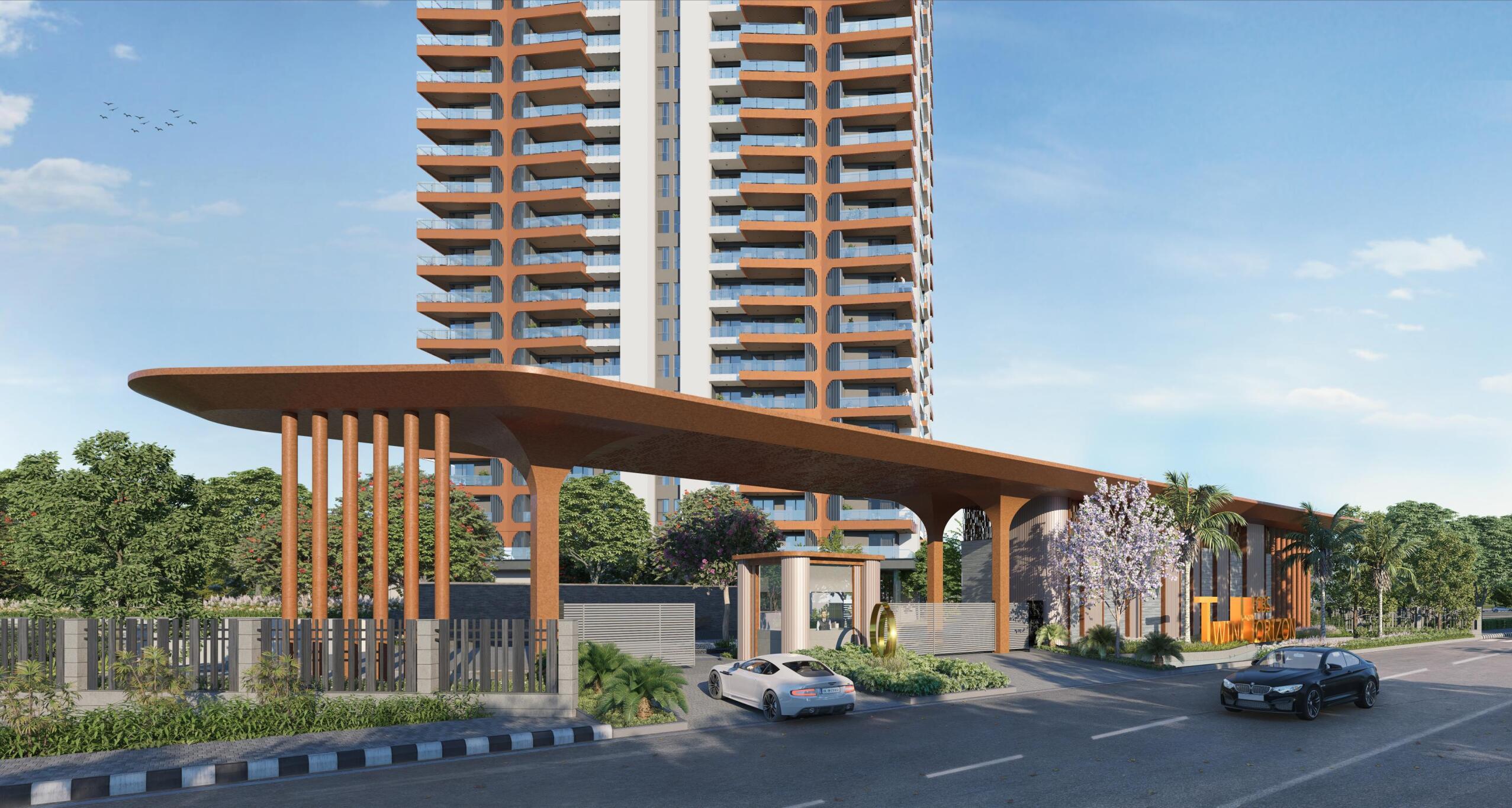 twin horizon Entrance gurugram sector 102 image grow yug capital